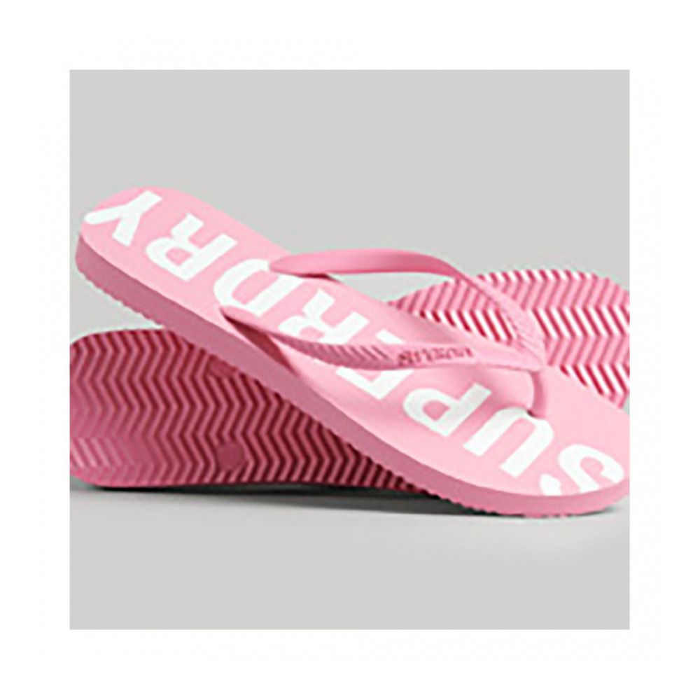Superdry CODE CORE SPORT FLIP FLOP - Tongs Femme marne pink/optic
