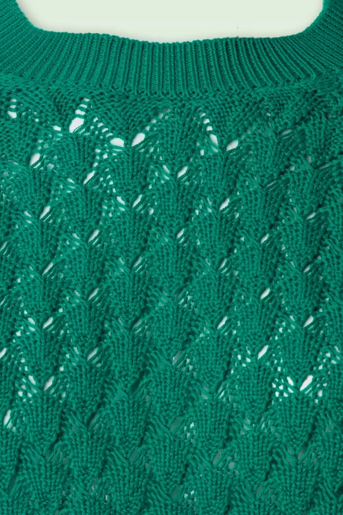 Mademoiselle YéYé Green Wonder trui in alpengroen