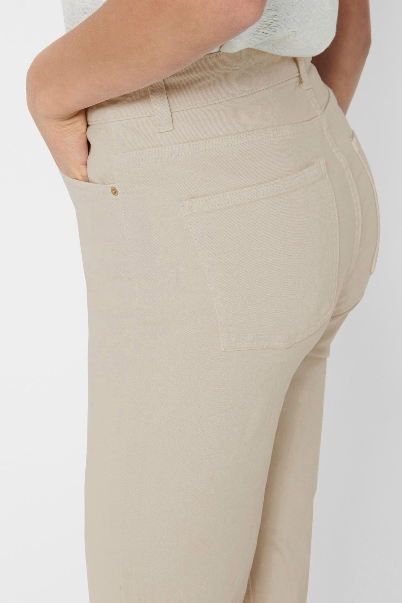 calça jeans reta