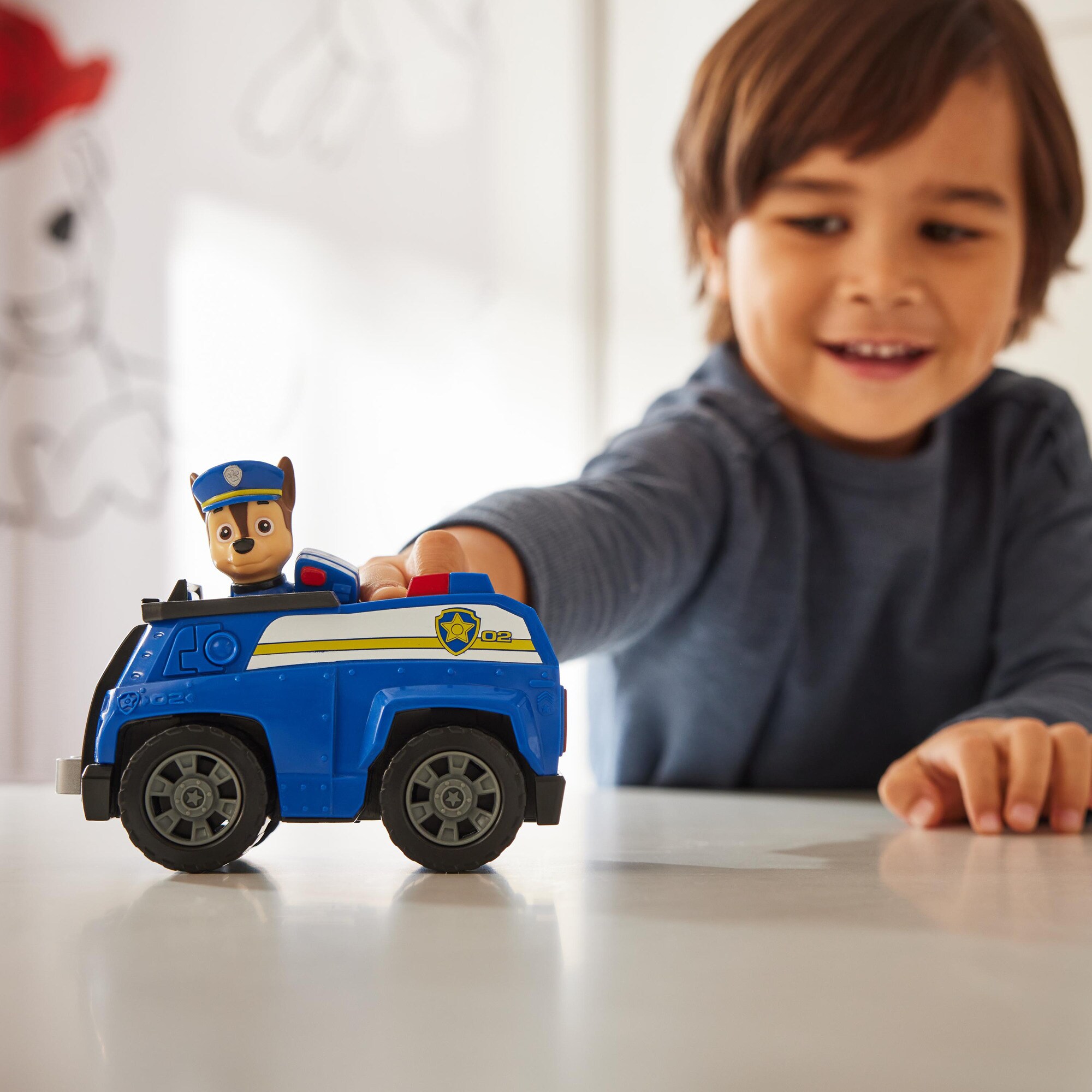 Spin Master Spielfahrzeug Paw Patrol - Polizei-Fahrzeug mit Chase-Figur