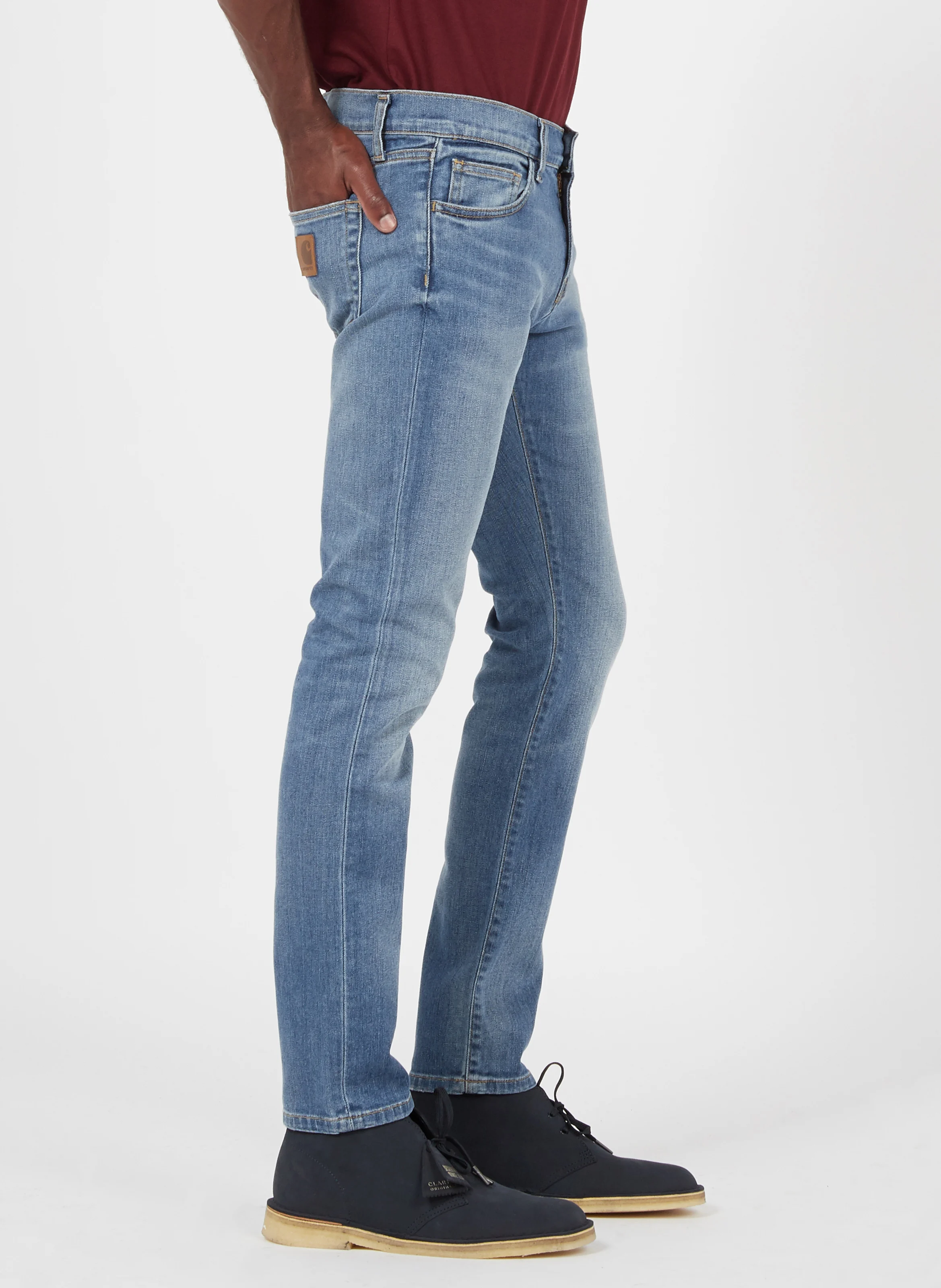 REBEL - Jean slim en coton stretch | Jean brut