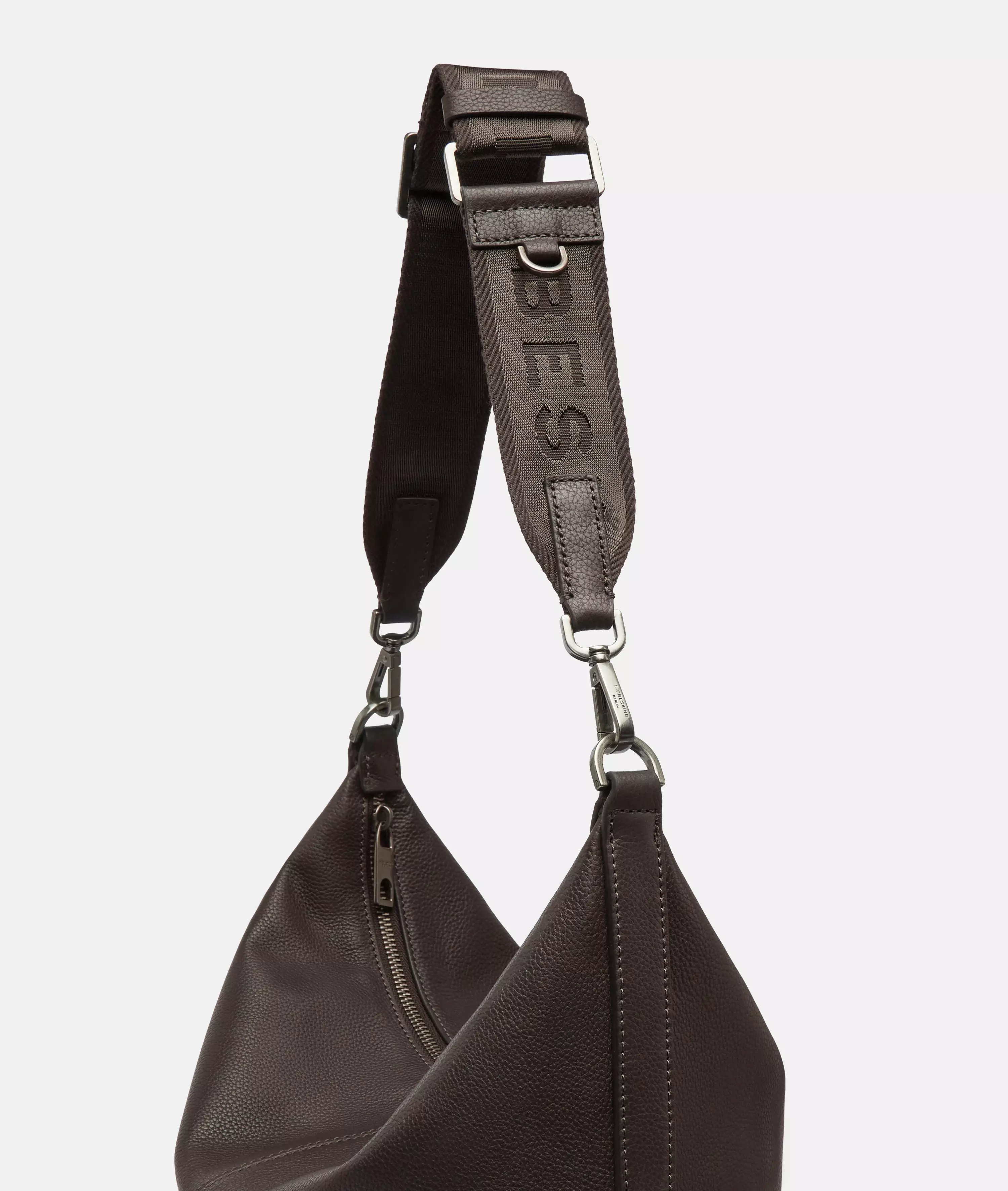 Paris Hobo M Spacious cowhide leather shoulder bag