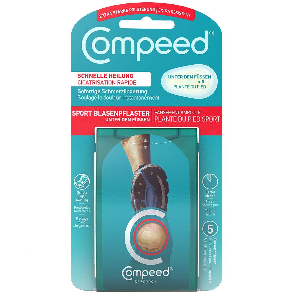 Compeed® Blasenpflaster unter den Füßen