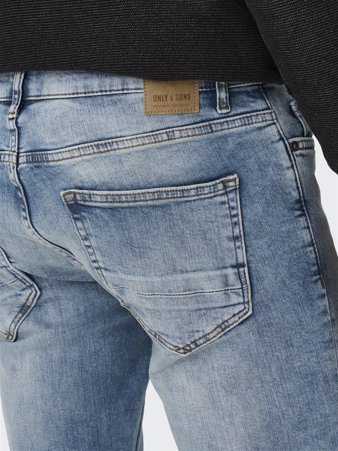 ONSLOOM Niedrige Taille Slim Fit Jeans Blue Denim