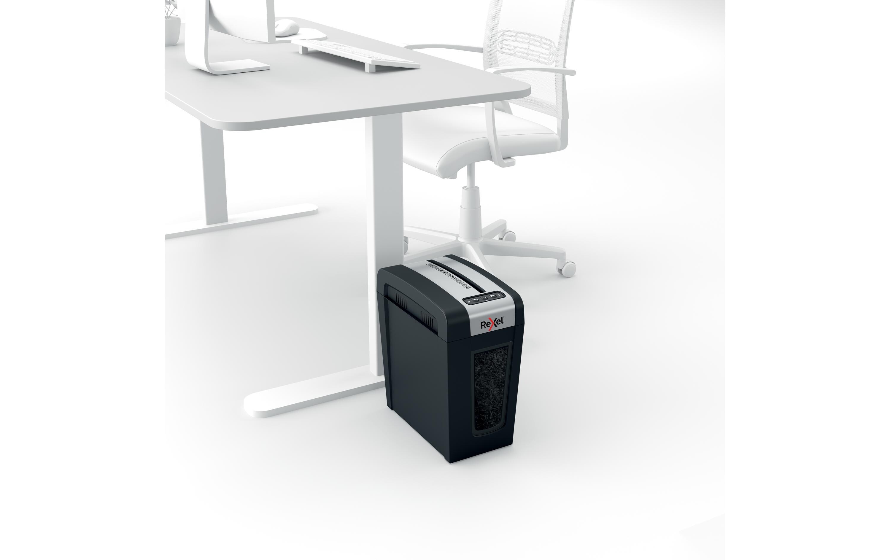 Aktenvernichter Rexel Secure MC4-SL Slimline P-5, 4 Seiten<br>Manueller Schredder für die sichere Vernichtung streng vertraulicher Unterlagen