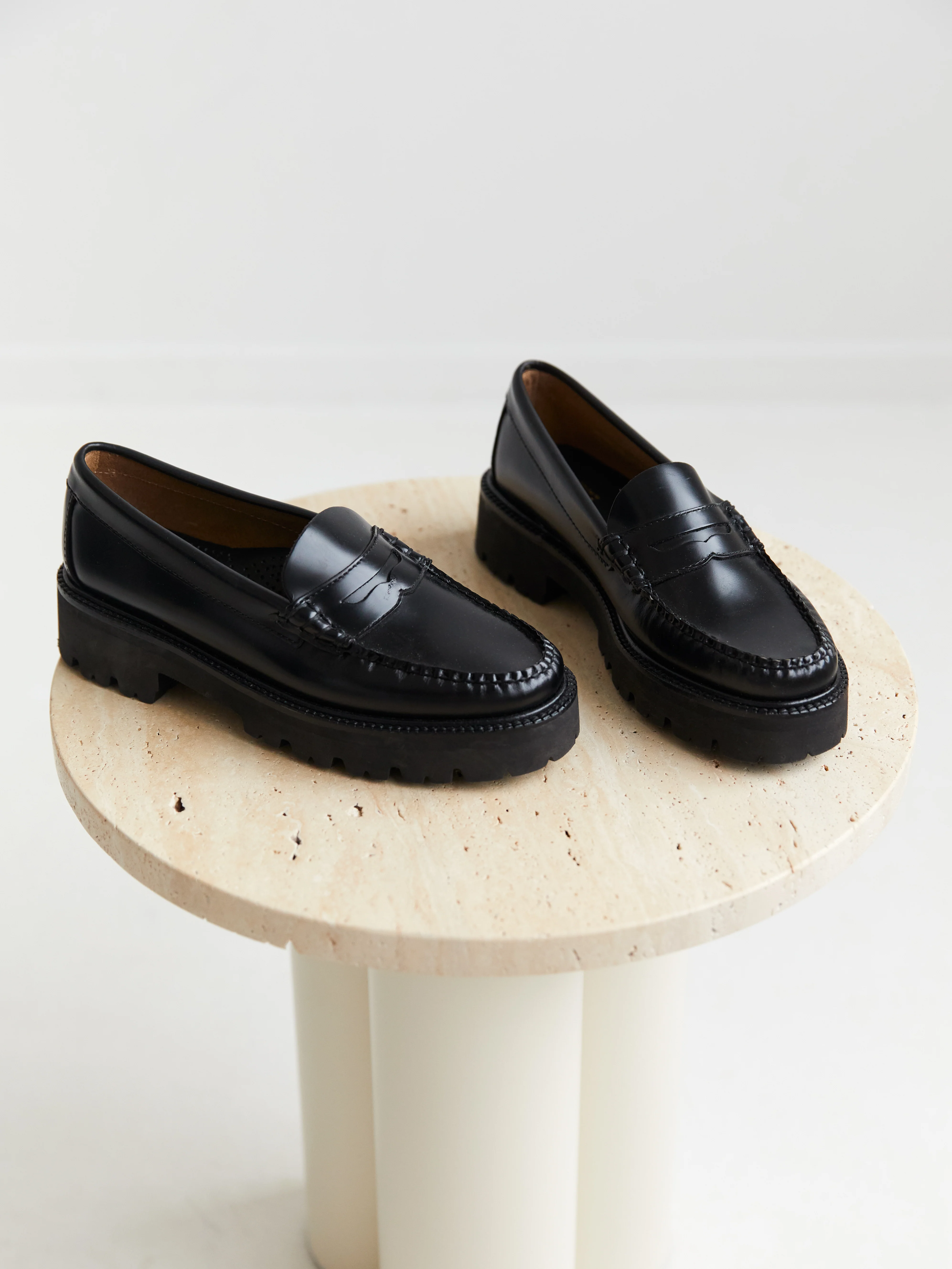 G.H BASS  Weejuns 90s Penny loafers - Black Leather