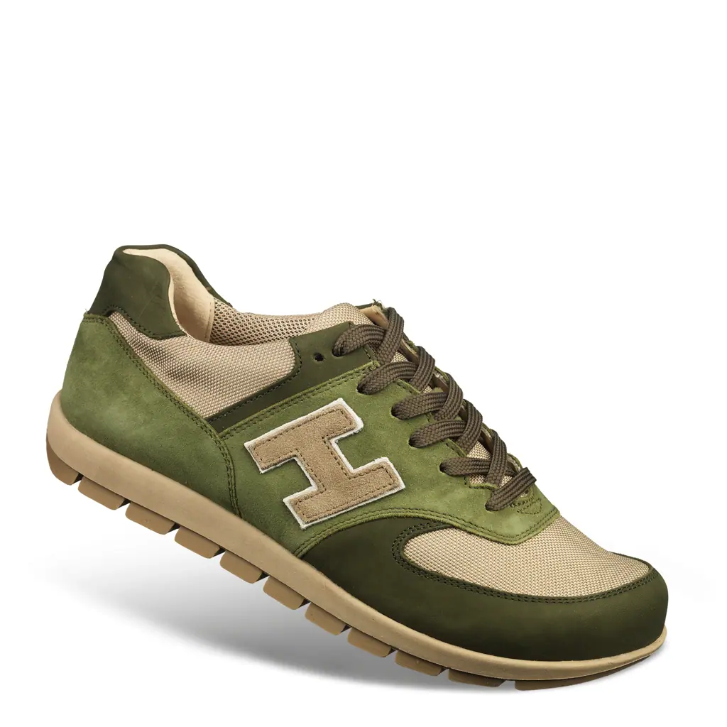 CORINNE SUTER - Sneaker LUGANO grün-beige