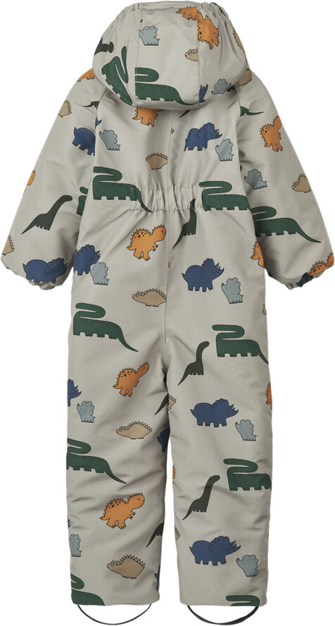 Liewood Isa Snowsuit Dinosaurs / Mist-80 Dinosaurs / mist