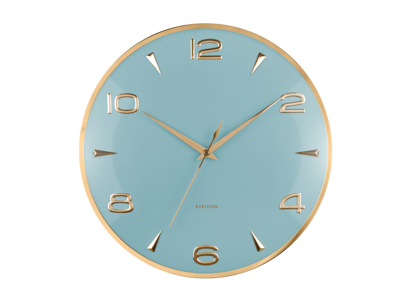 Wall Clock Sienna Glow KA6017BK Black