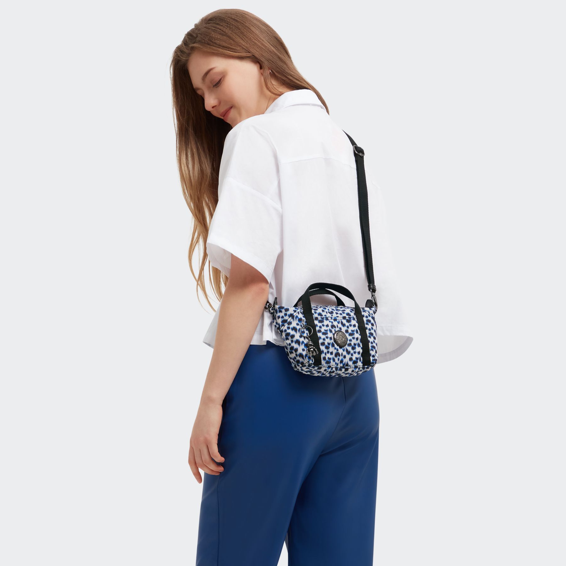 ART COMPACT Petit sac à bandoulière avec sangle amovible - Curious Leopard