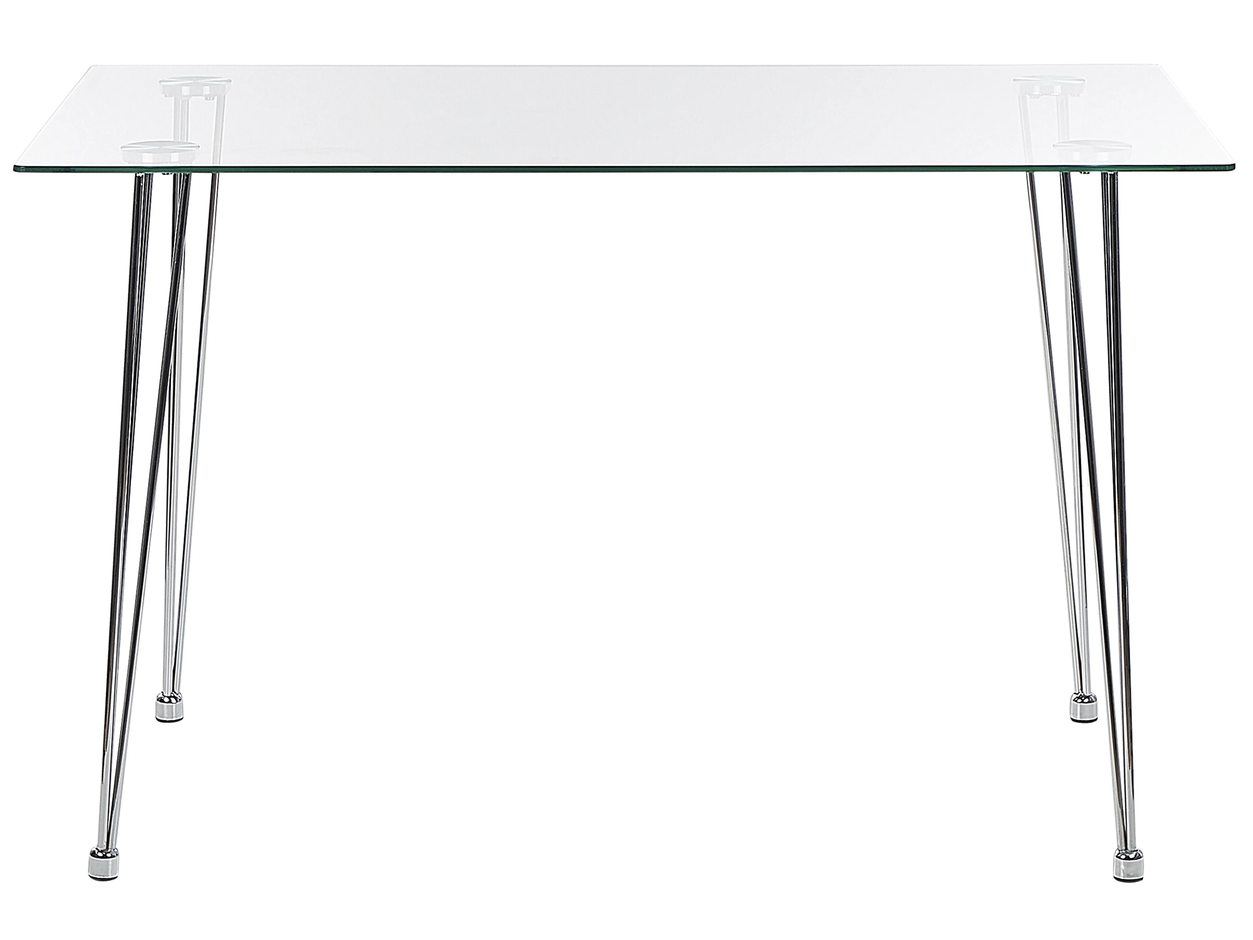 Eettafel WINSTON Zilver 70 cm Veiligheidsglas 120 cm