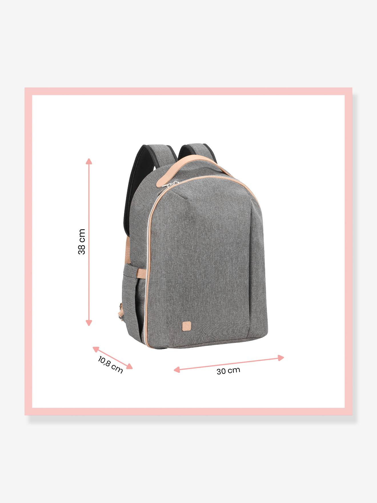 Bolsa de maternidade BABYMOOV Pyla, tamanho médio, lisa, cinza.