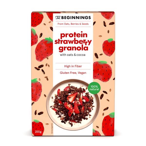 Granola Proteica Morango Sg 200G