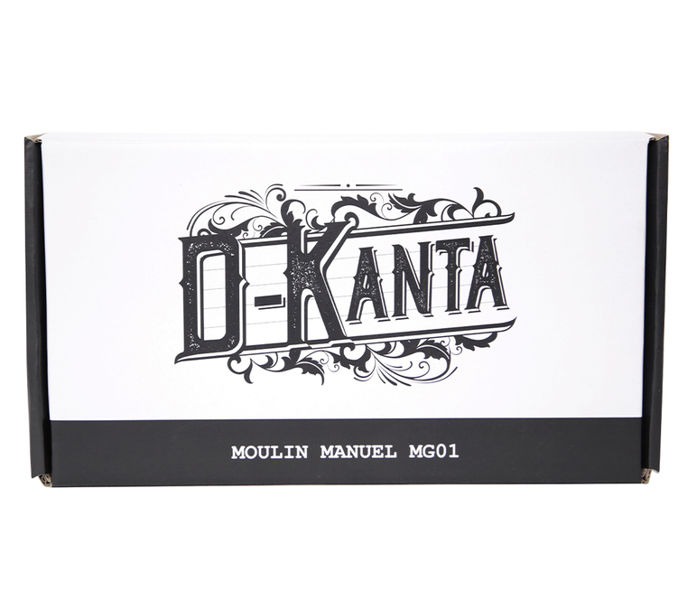 Moulin à café manuel D-KANTA MG01 Inox + café de spécialité offert