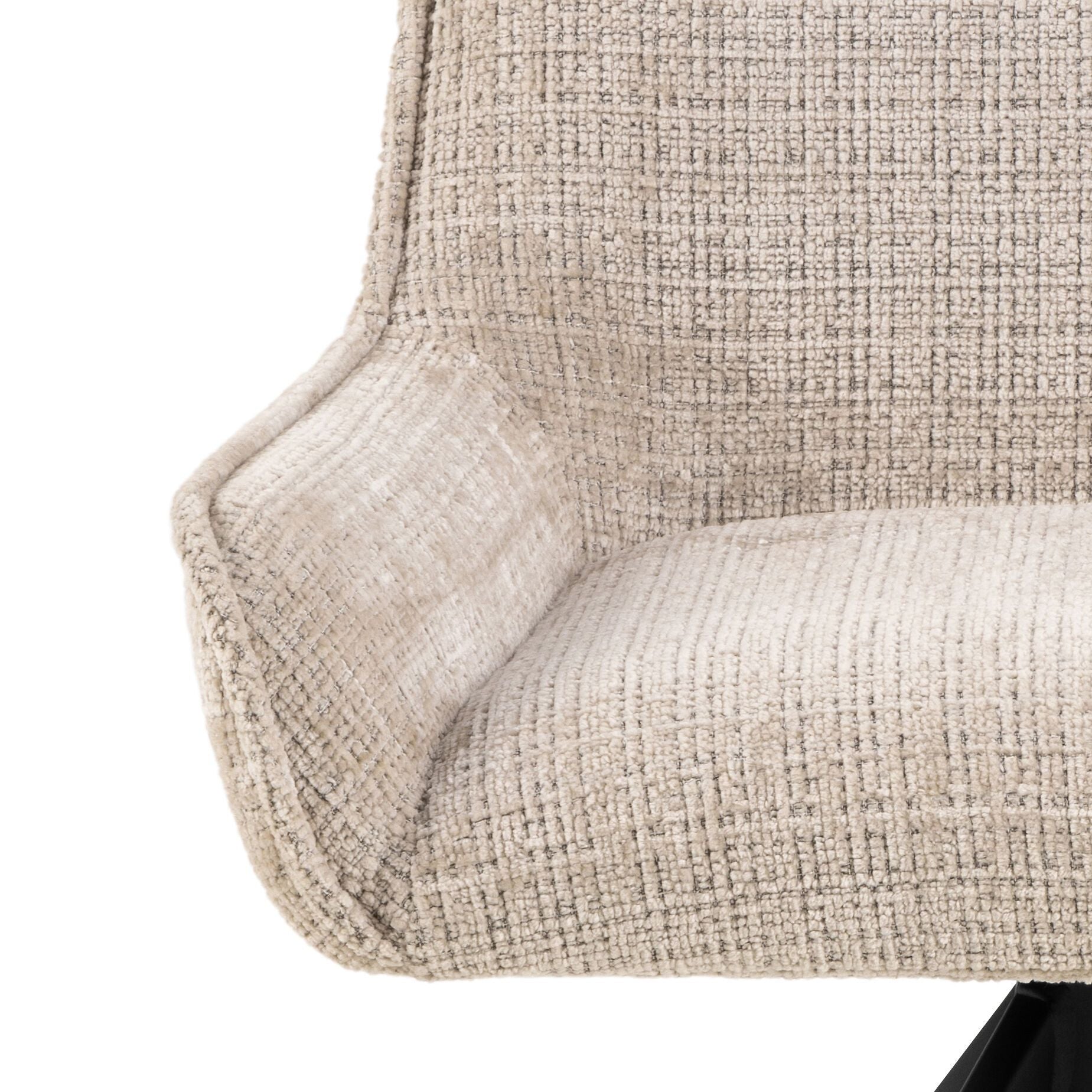 HELLA Stuhl - Beige / B: 59.0 cm x T: 56.0 cm x H: 81.0 cm