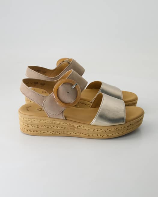 Gabor 64.550.62 Sandalen in Gold