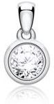 Dames hanger in 14 karaat witgoud met Diamant