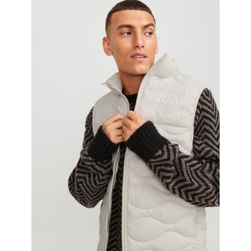 Jack & Jones - 12249441 NOAH BODYWARMER COLLAR SN-MOONBEAM Beige