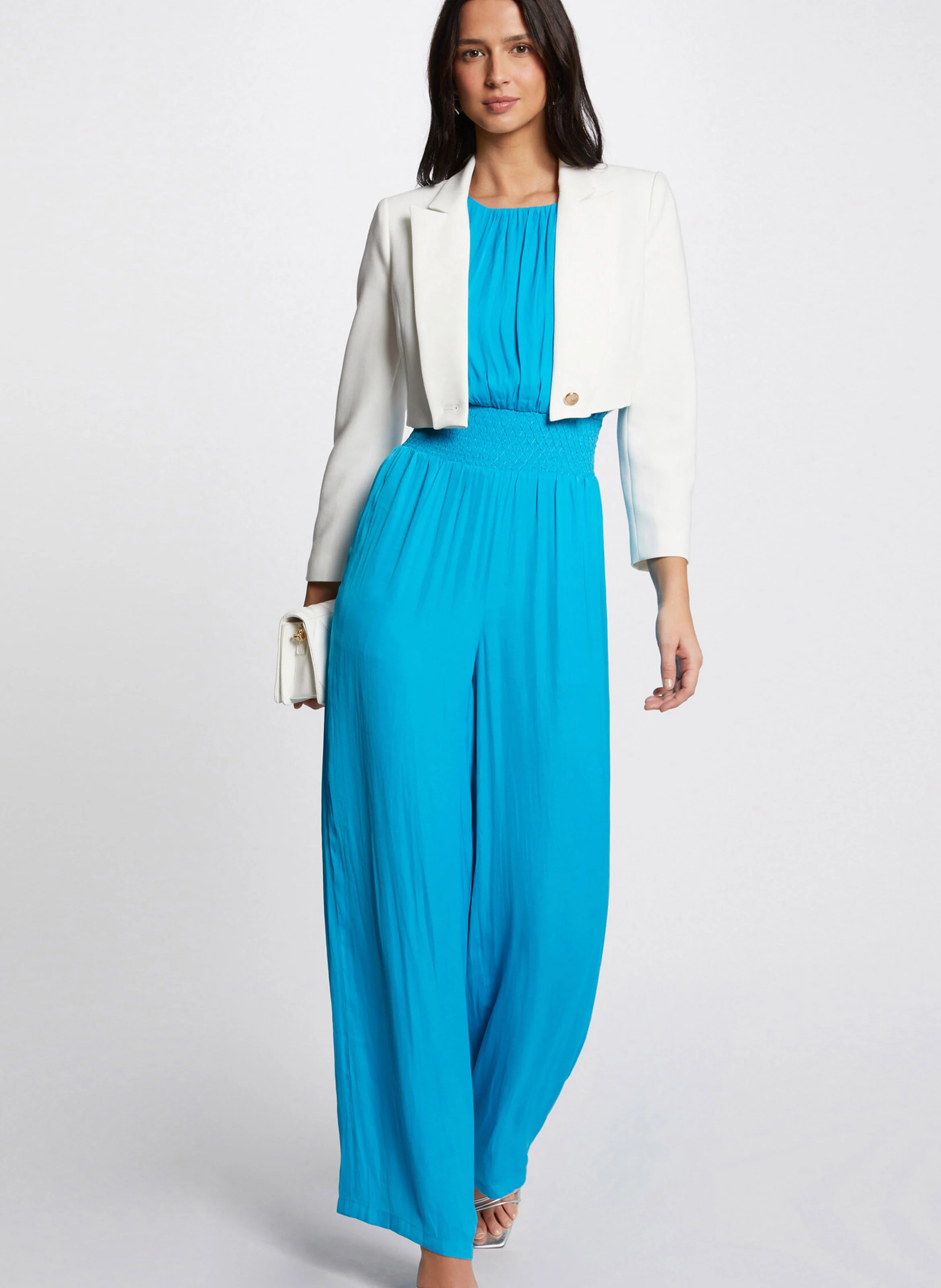 VESPA.F - Veste de tailleur courte| Blanc