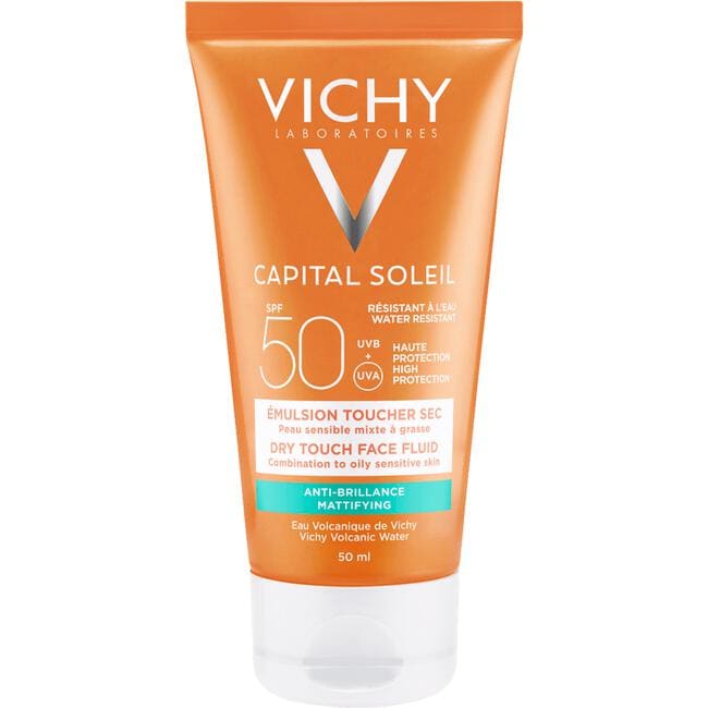 Vichy Capital Soleil Dry Touch Zonnecrème Gezicht SPF50 50 ML