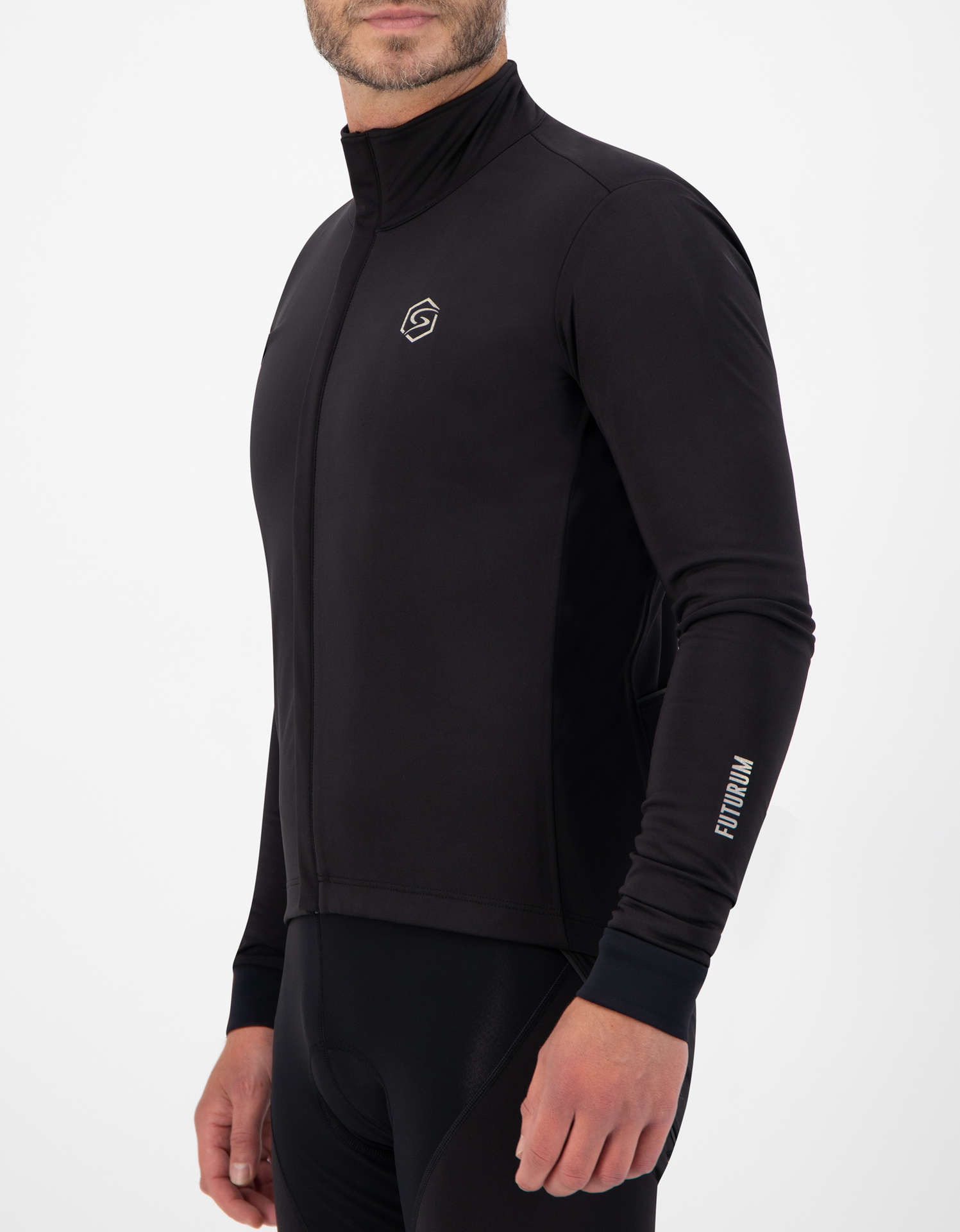 FUTURUM 4 SEASONS II Fietsjack Zwart Heren