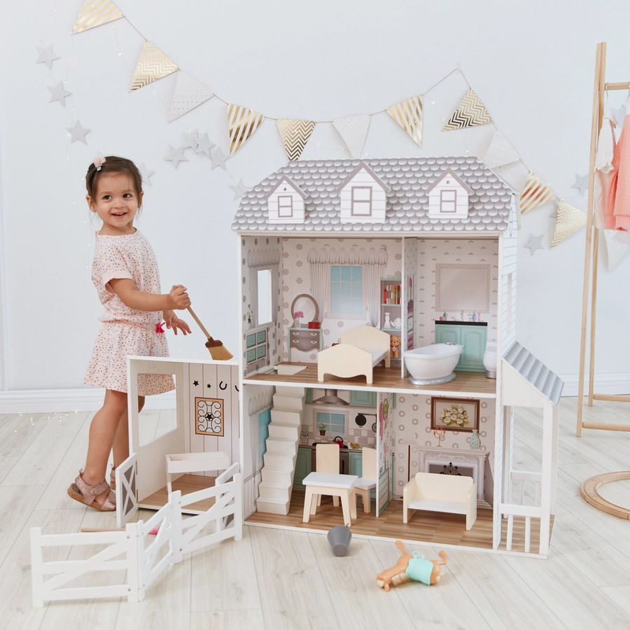 Teamson Kids Puppenhaus Dreamland Farm