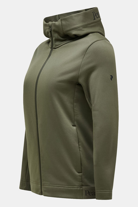 Peak Performance Peak Performance W Rider Tech Zip Hood Fleecevest Dames