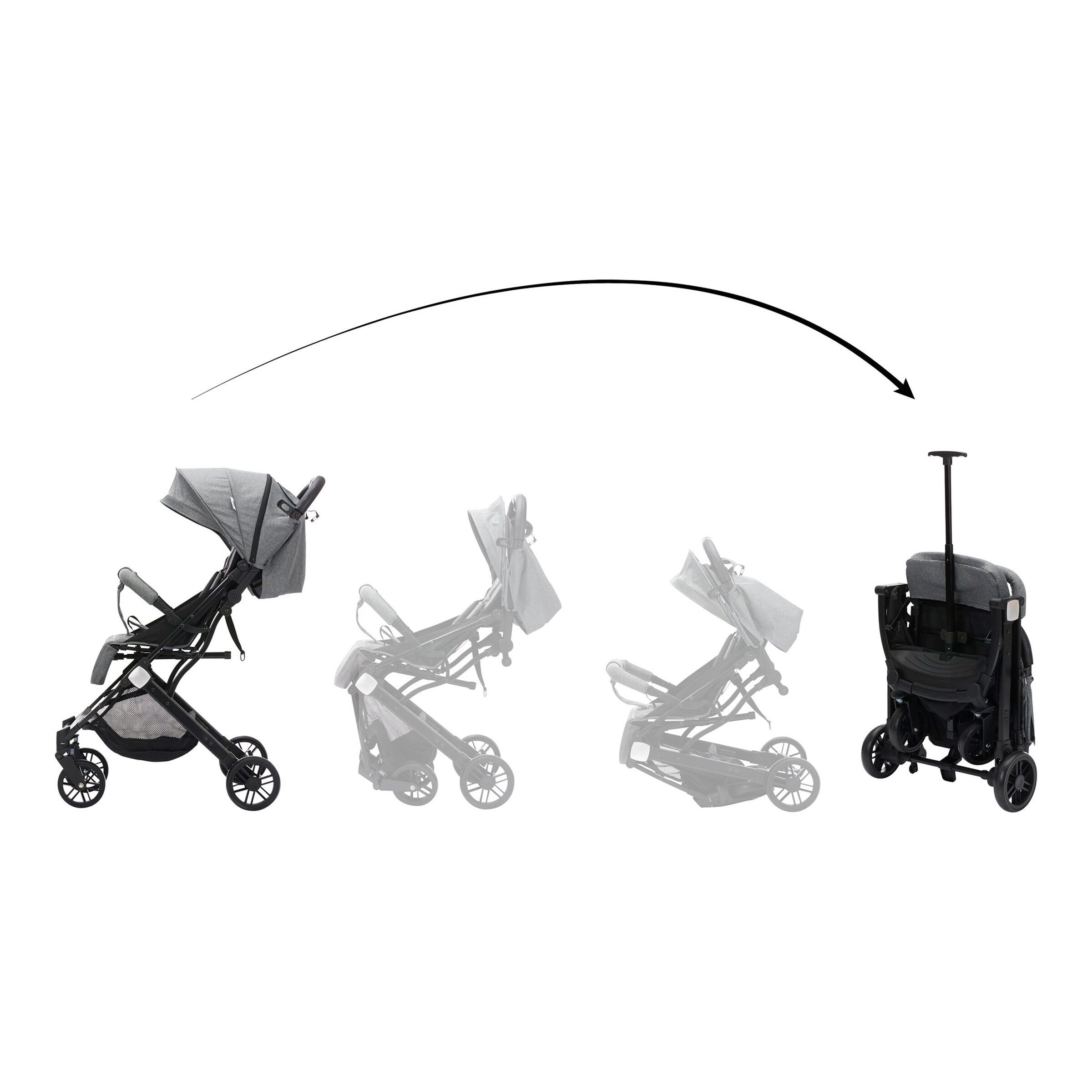 babycab Buggy Mailand grau