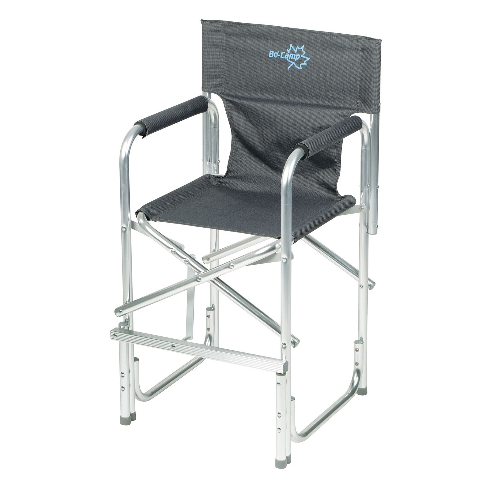 BO-CAMP Kinder Hoch Stuhl - Camping Klappstuhl Strand Faltstuhl Gurt Faltbar Alu