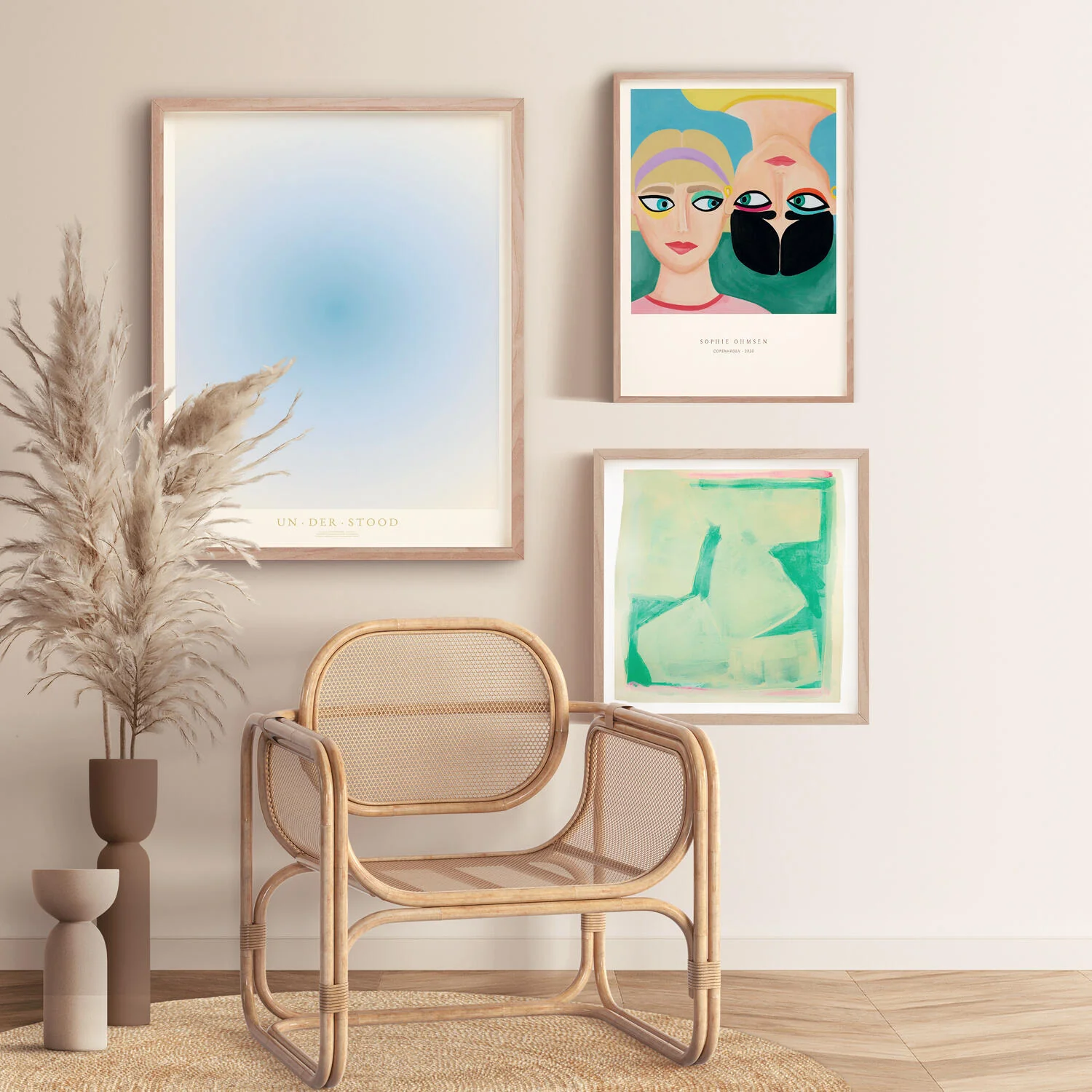 Poster & Frame  The Poster Club x Sara Stribant Carre plakat - 50x50 cm.