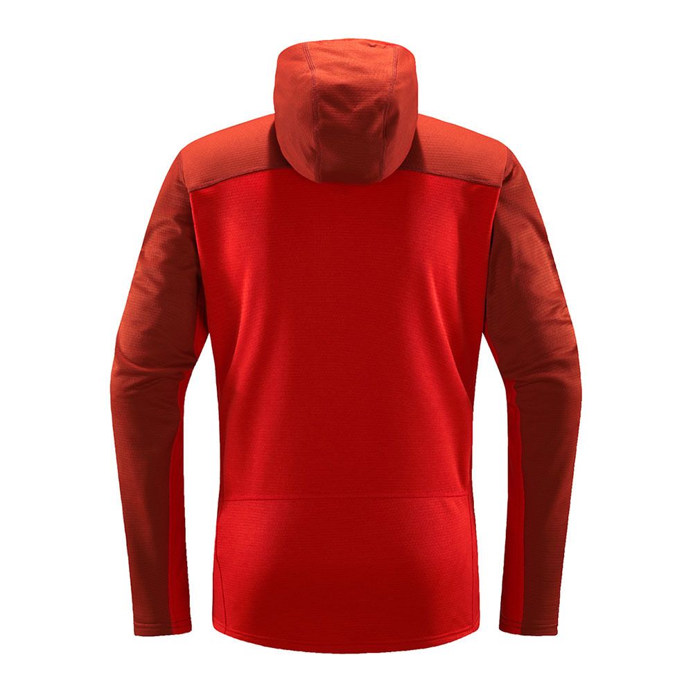 Haglöfs ROC FLASH MID - Polaire Homme corrosion/zenith red