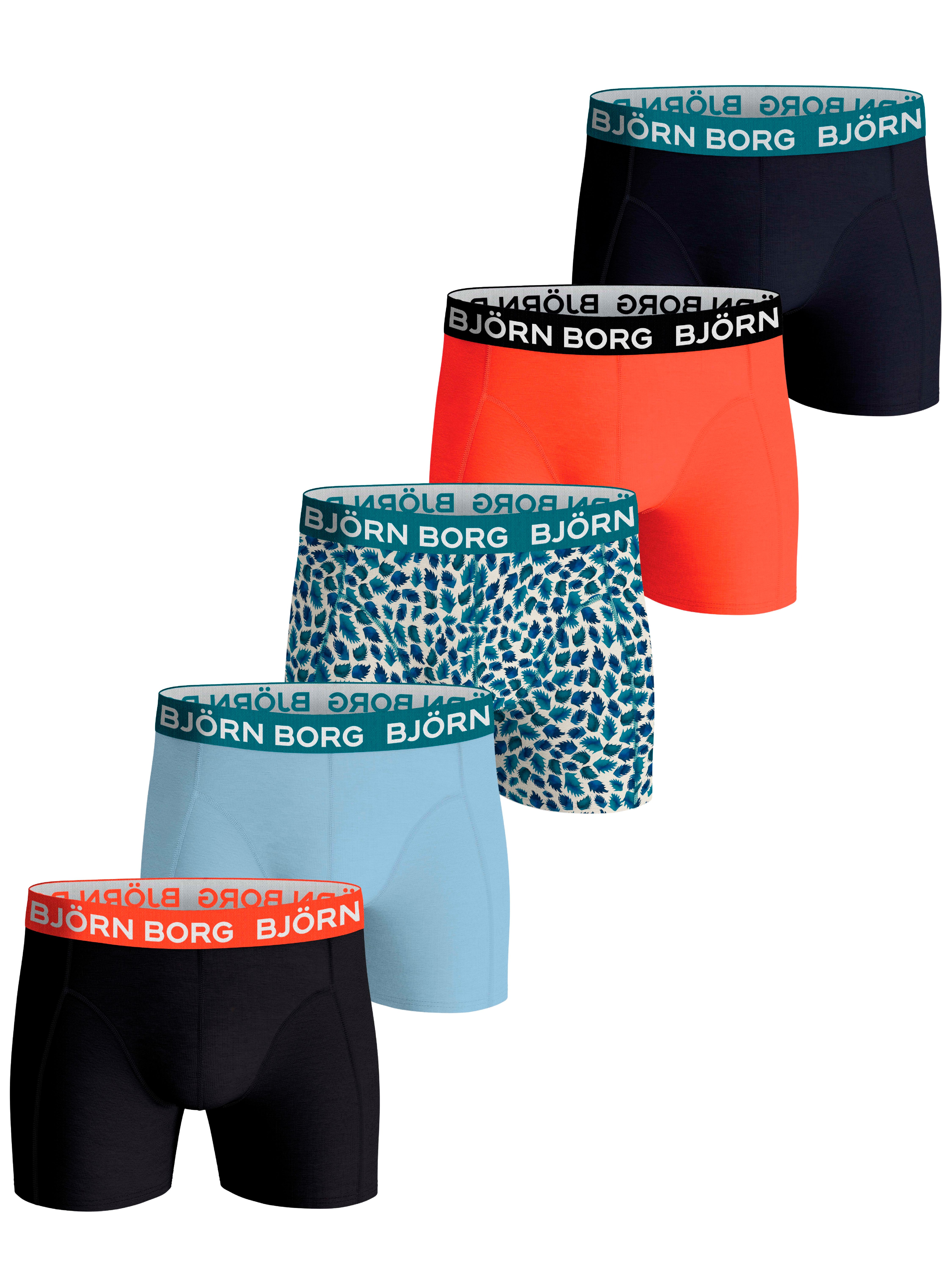Cotton Stretch Boxer 5pk Herre Multipack 6