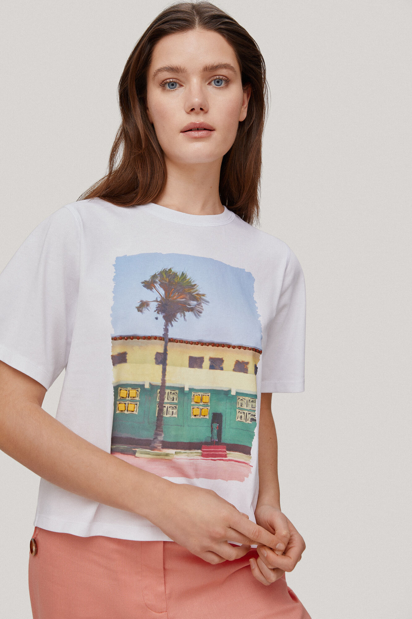 Camiseta de manga curta com estampa - Raw