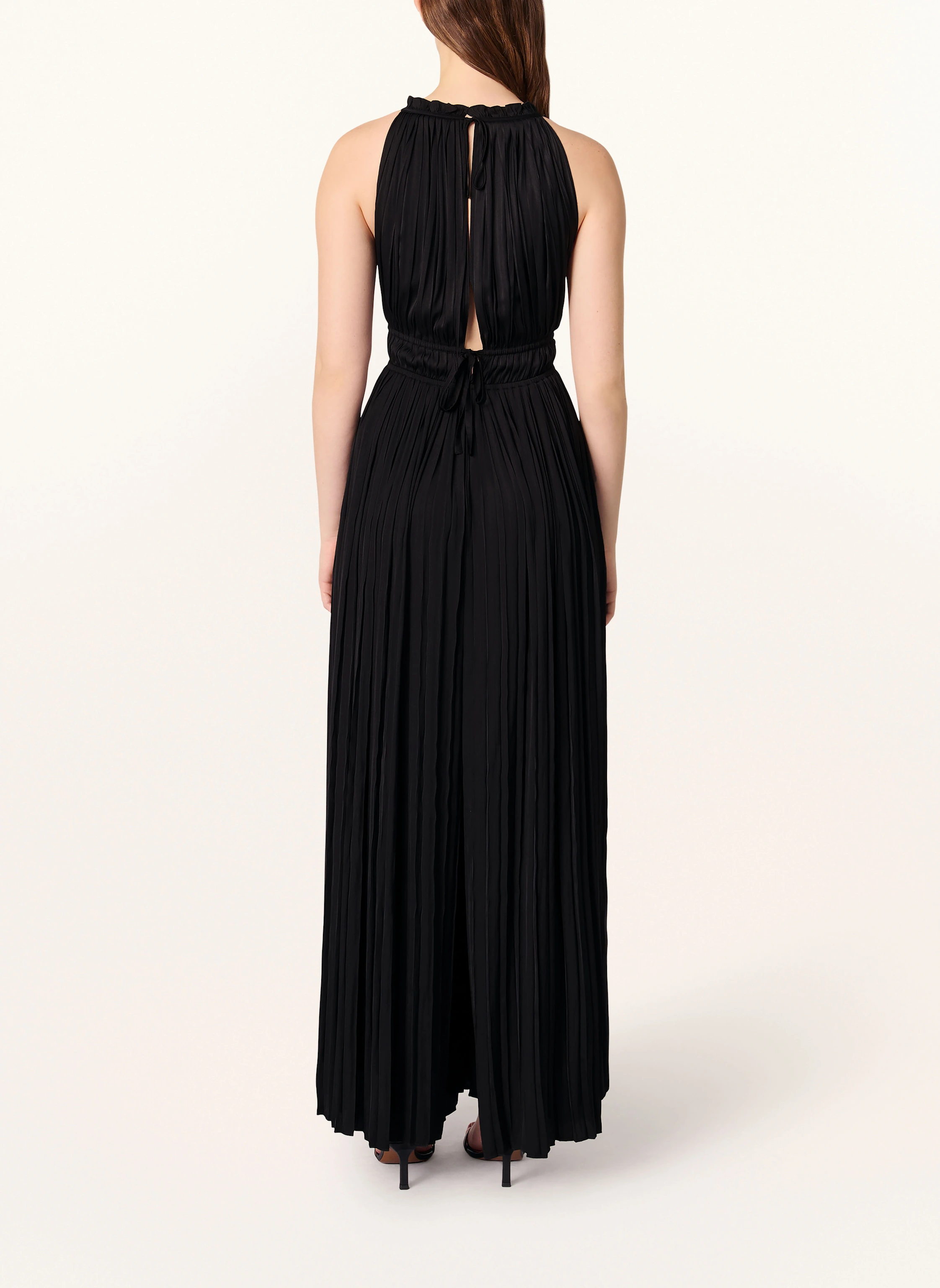 maje Jumpsuit mit Plissees und Cut-out
