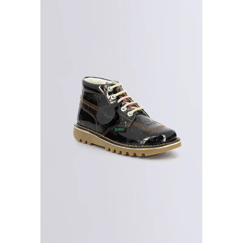 KICK HI NOIR BOTTINES Cuir Femme
