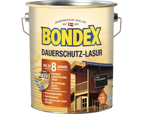 BONDEX Langdurige beschermende beits Rio Rosewood 4,0 l