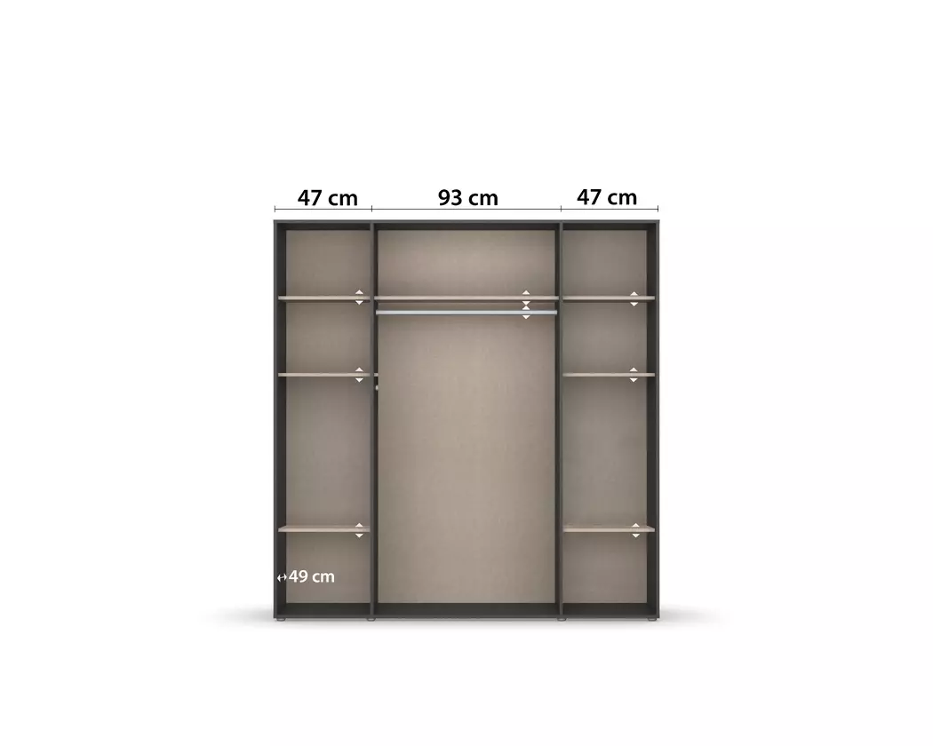 Kleiderschrank Voyager 187 x 194 cm