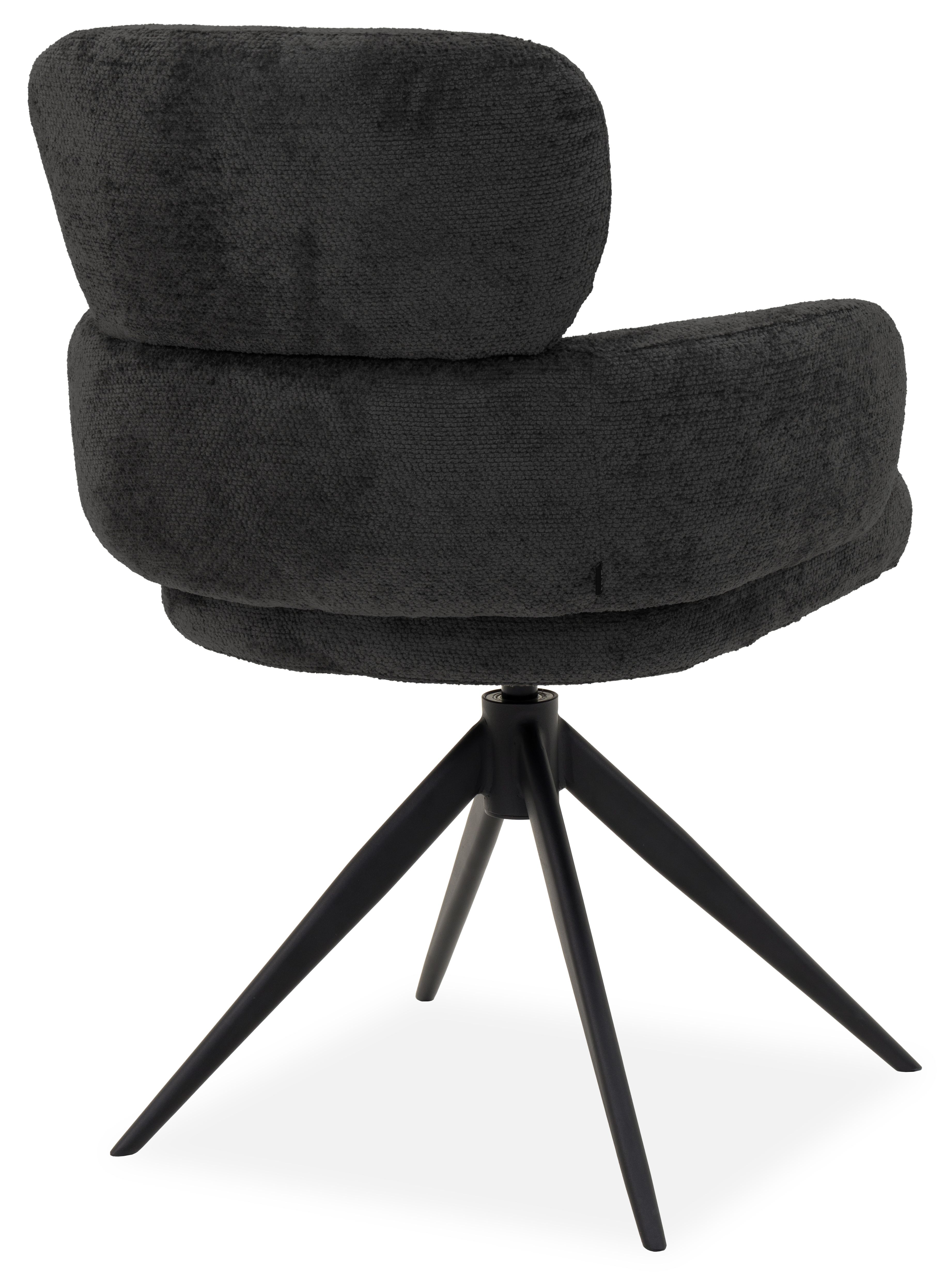 Eetkamerstoel Anthracite Byzant B61.5 x D64.5 x H88 cm
