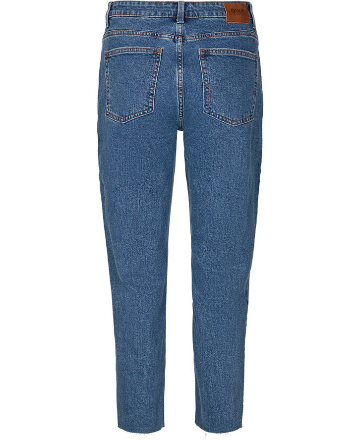 ONLY onlEMILY HW ST RAW ANK DB MAE 0005 Dark blue denim