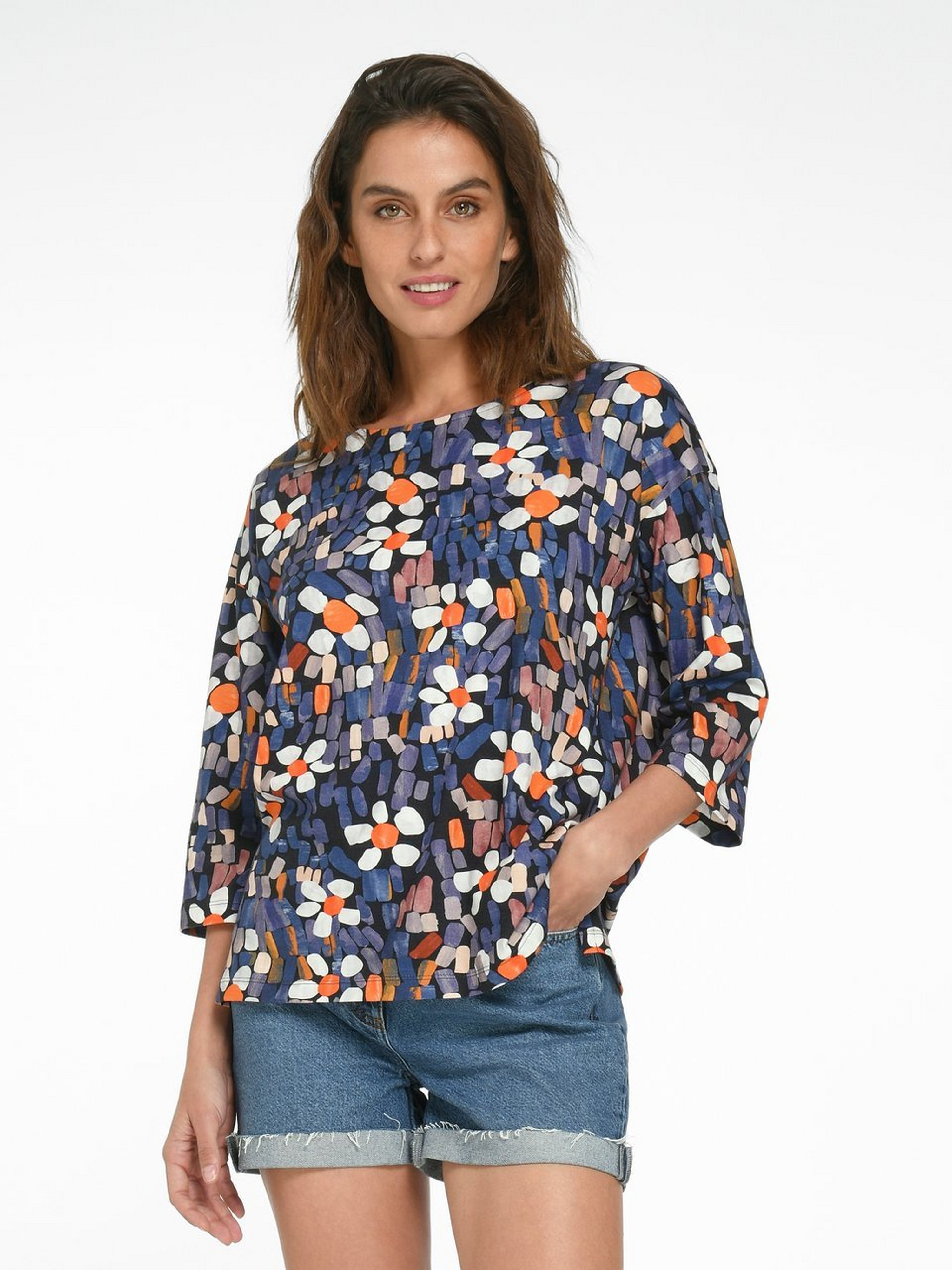 Rundhals-Shirt