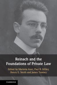 Reinach and the Foundations of Private Law