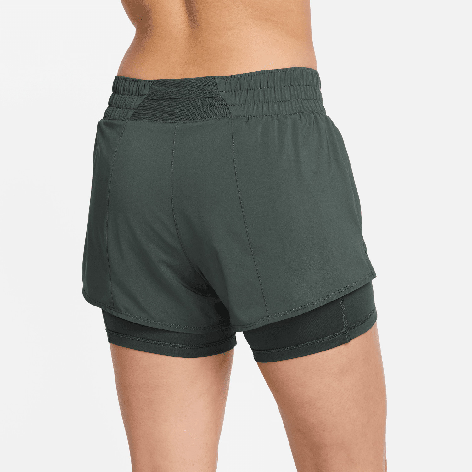 Nike One 2in1 Mid-Rise Short