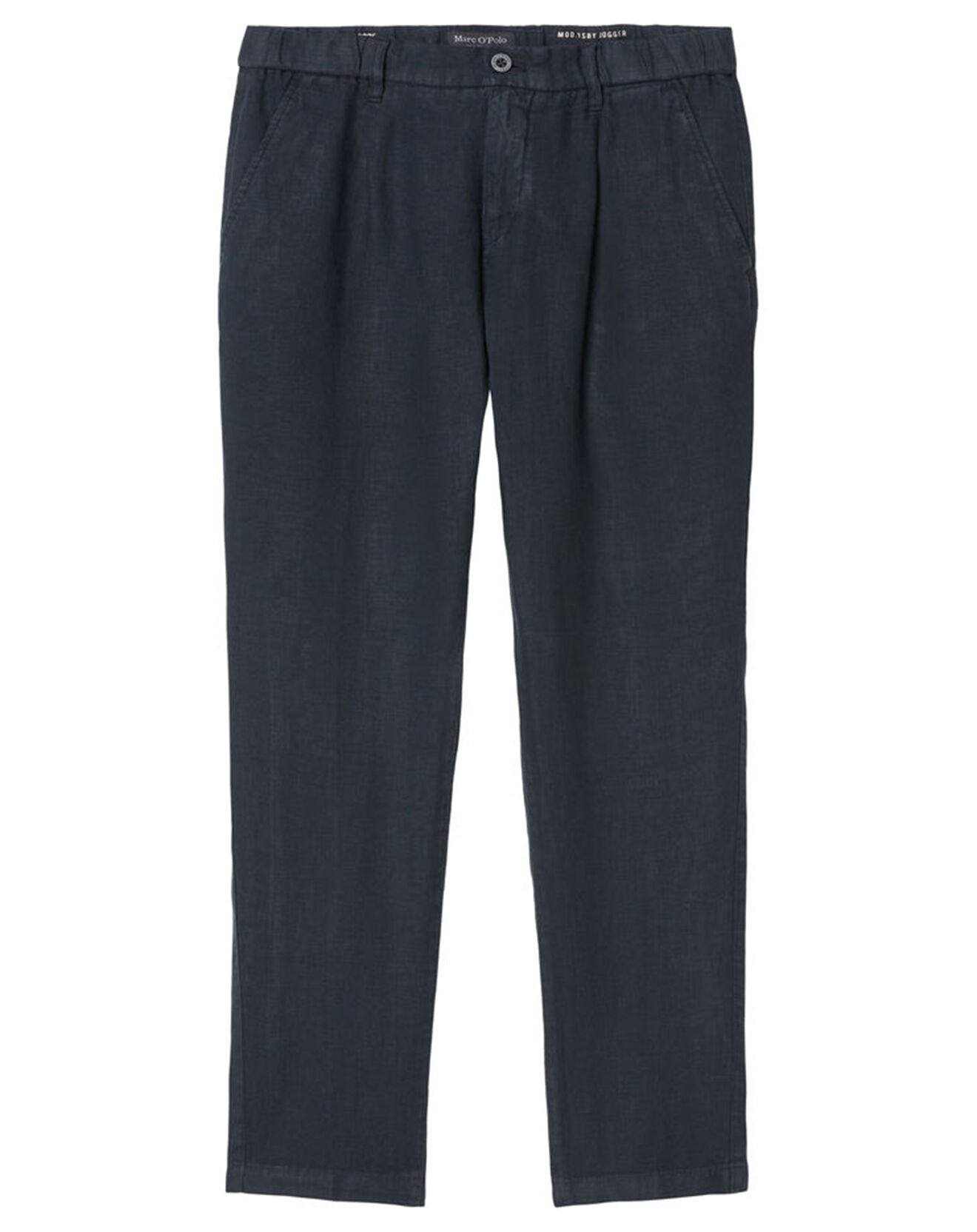Marc O'Polo Pantalon 100% Lin Osby Pant Pince bleu marine