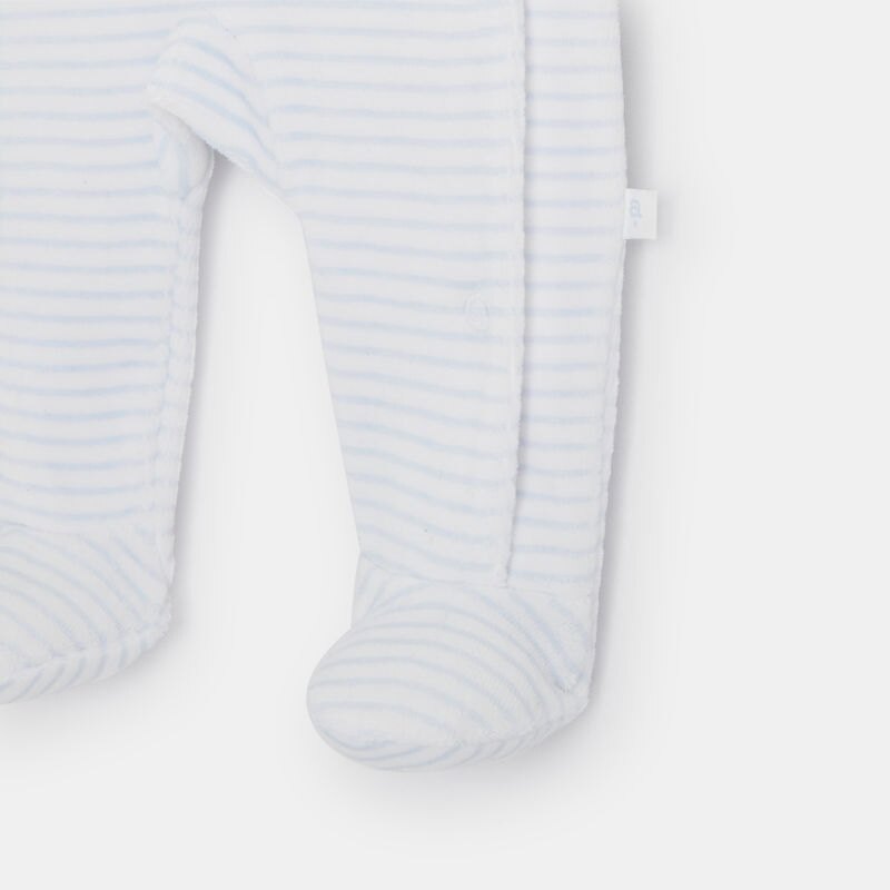 Pyjama bébé en velours bleu Absorba Bleu
