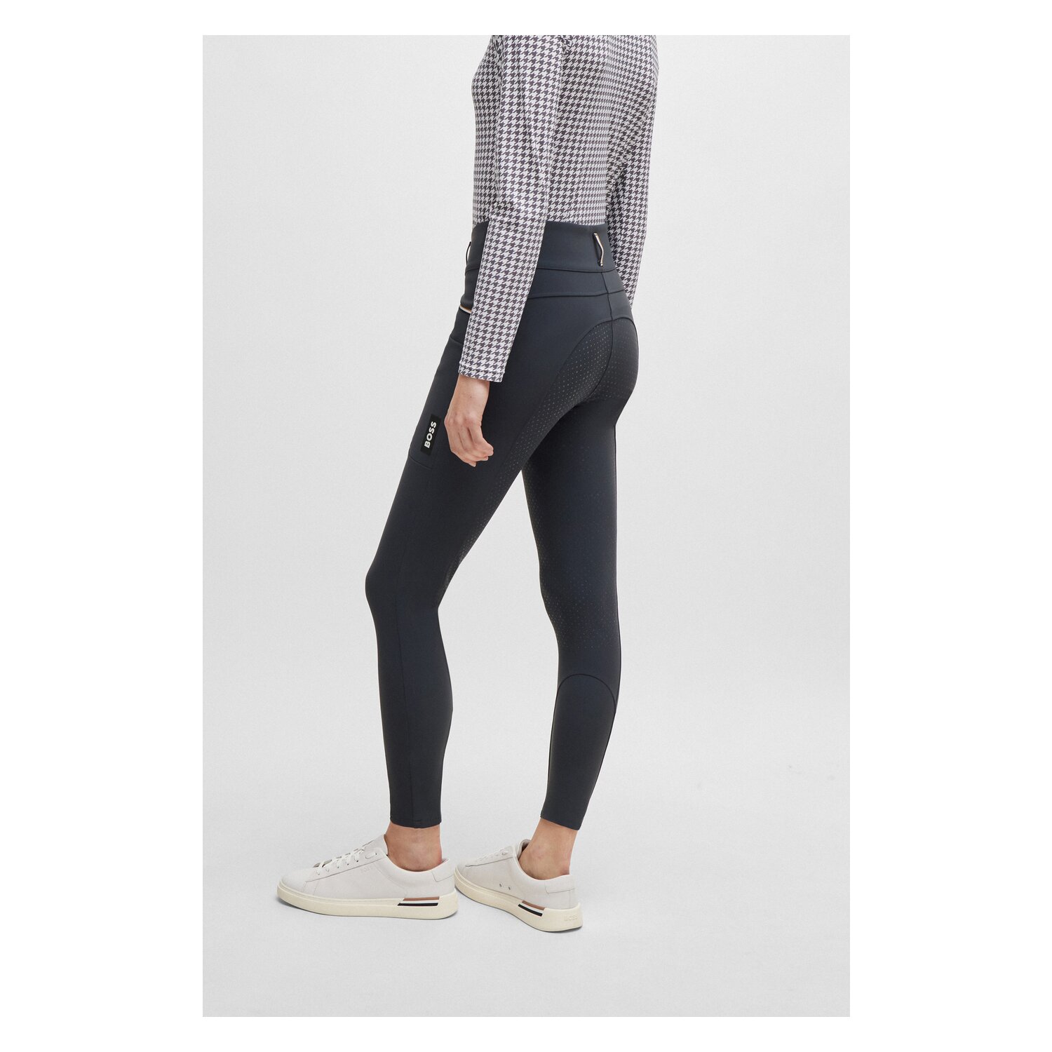 BOSS EQUESTRIAN Grip-Vollbesatz-Reithose Hailey - grey