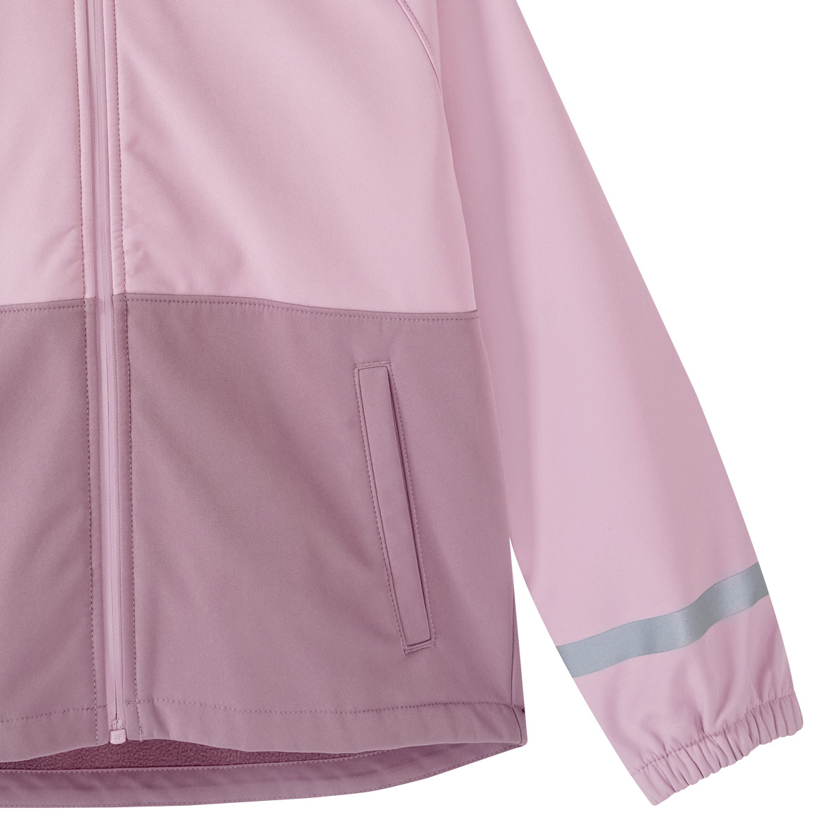 Yigga Mädchen Softshelljacke mit Kapuze rosa