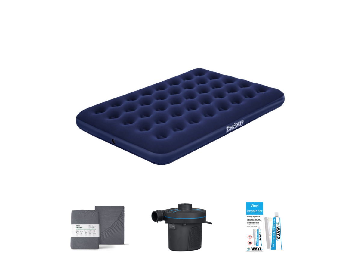 Bestway Classic 191 x 137 cm Luchtbedset - 4-delig