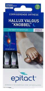 Epitact Hallux Valgus Knobbel Corrigerende Orthese Nacht Maat 42-45 1ST