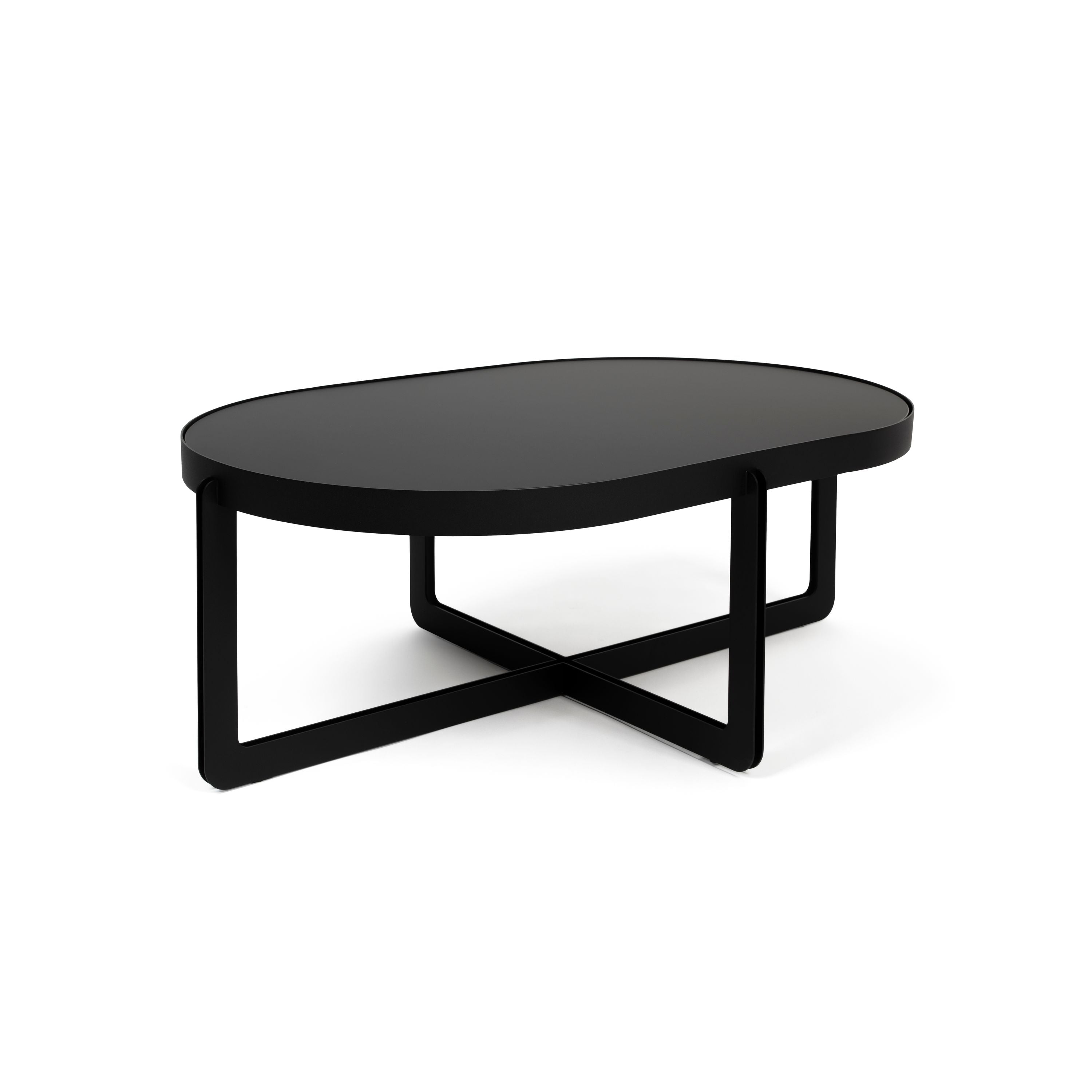 Zuiver Centre Salontafel Ovaal Zwart