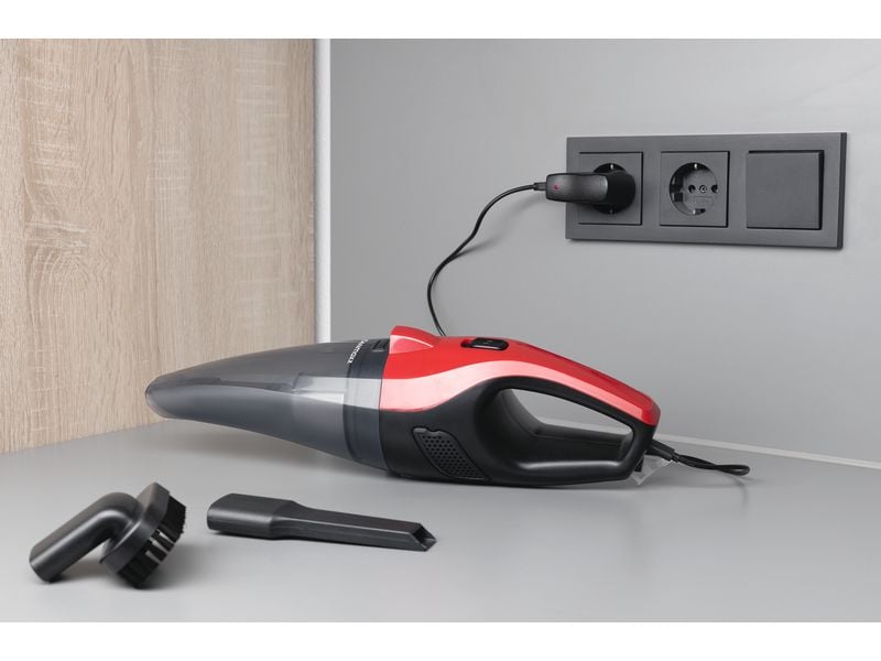CLEANmaxx Akku-Handsauger Rot/Schwarz Handstaubsauger